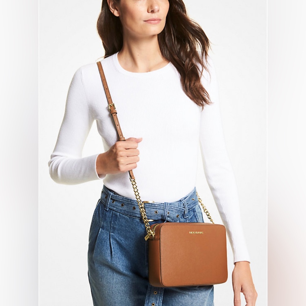 Michael Kors Large Leather Crossbody Bag